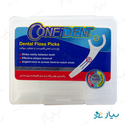 نخ دندان کمانی 2 کاره جعبه کانفیدنت