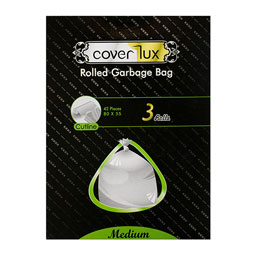 کیسه زباله سه رولی متوسط 55*80 کاور لوکس