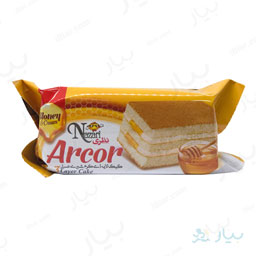 کیک لایه ای کرم شیری عسلی 75 گرمی نظری