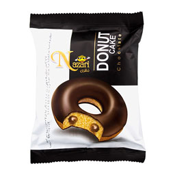 کیک حلقه ای (دونات) کاکائو 53 گرمی نظری