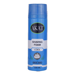 کف ریش مردانه خنک کننده با حجم 225 میلی لیتری آکات