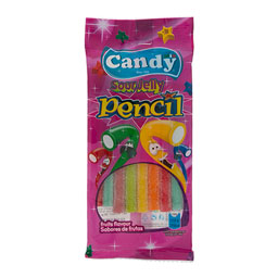 پاستیل مدادی میوه ای 85 گرمی کندی میکس