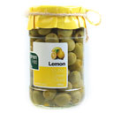 زیتون سبز با مغز لیمو اسپانیایی 680گرمی گرین فیلد