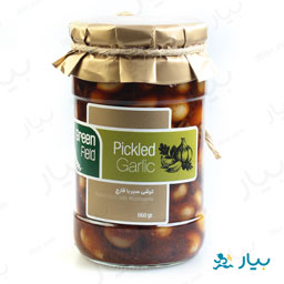 ترشی سیر با قارچ 680 گرمی گرین فیلد