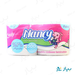 دستمال توالت دوقلو 115برگ نانسی