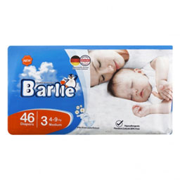 پوشک بچه سایز 3 تعداد 46 عددی بارلی