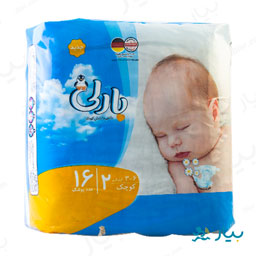 پوشک بچه سایز 2 (3-6 کیلوگرم) 16 عددی بارلی