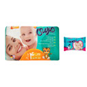 پوشک کامل سایز 4 بزرگ 36 عددی و دستمال مرطوب مرسی