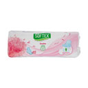 نوار بهداشتی بالدار بزرگ 10 عددی سافتکس