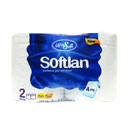 کاغذ توالت دو قلو سافتلن