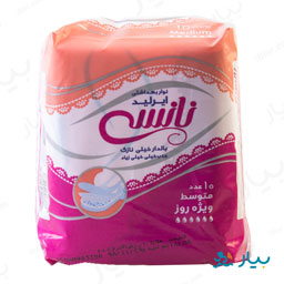 نوار بهداشتی بالدار خیلی نازک ویژه روز 10 عددی نانسی