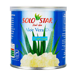 کمپوت آلوئه ورا در شربت رقیق 430 گرمی سولو استار