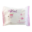 دستمال مرطوب پاک کننده آرایش پوست چرب 20 برگی یونی لد