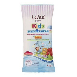 دستمال منسوج نبافته مرطوب دست وصورت کودکان پسرانه 12 عددی وی کر