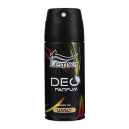 اسپری بدن 24 ساعت 150 میل با رایحه LOVELY FOR WOMEN لمسر