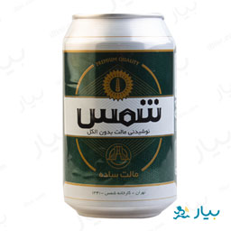 ماءالشعیر قوطی مالت 330 میلی لیتری شمس