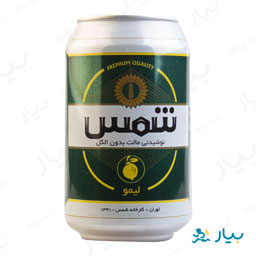 ماءالشعیر قوطی لیمو 330 میلی لیتری شمس
