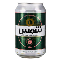 نوشیدنی مالت بدون الکل هلو 330 میلی لیتری شمس