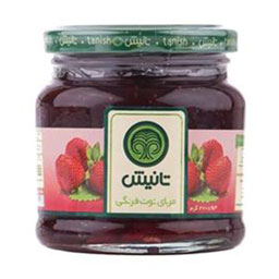مربا توت فرنگی 275 گرمی تانیش