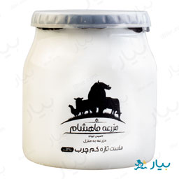 ماست تازه کم چرب 500گرمی مزرعه ماهشام