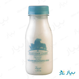شیر سنتی پر چرب 220 میلی لیتری مزرعه ماهشام