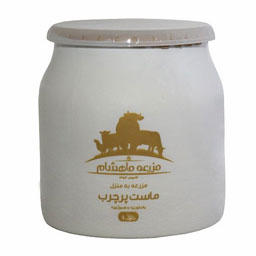 ماست چکیده موسیر پر چرب مزرعه ماهشام 1 کیلوگرمی