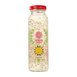 نوشیدنی تخم شربتی لیمو بیدمشک 200 میلی لیتر پرسیس