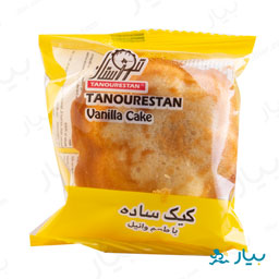 کیک ساده با طعم وانیل تنورستان