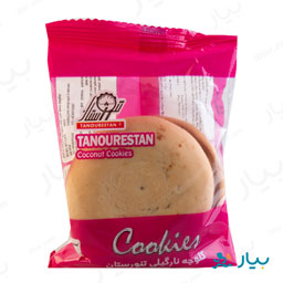 کلوچه ساده نارگیلی 90 گرمی تنورستان