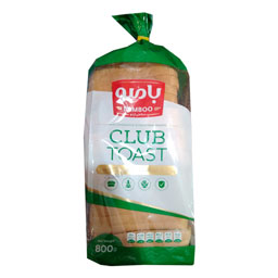 نان تست کلاب 800 گرمی بامبو