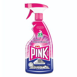 اسپری پاک کننده آشپزخانه اجاق گاز و سطوح چرب 750 گرمی پینک