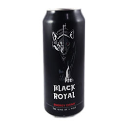 نوشابه گازدار انرژی زا بلک رویال 500 میلی لیتر