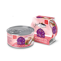 کنسرو ماهی تون در آب نمک 200 گرمی گیلانی