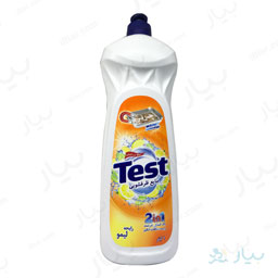 مایع ظرفشویی رایحه لیمو 1 لیتری تست