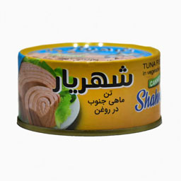 کنسرو ماهی تن در روغن مایع 170 گرمی شهریار
