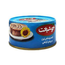 خوشبخت کنسرو ماهی تن در روغن گیاهی 180گرمی