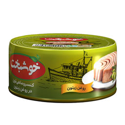کنسرو ماهی تون در روغن زیتون 180 گرمی خوشبخت