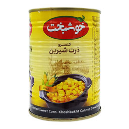 کنسرو ذرت شیرین 380 گرمی خوشبخت