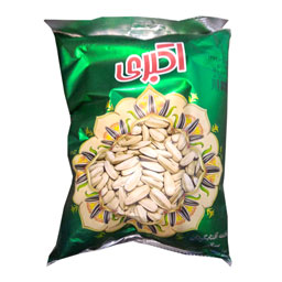 تخمه آفتابگردان سفید 100 گرمی اکبری