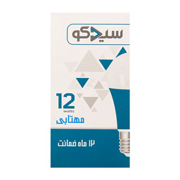 لامپ مهتابی 12 وات سیدکو