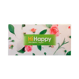 دستمال کاغذی طرح رزبرگ 2 لایه 150 برگی های هپی