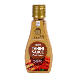 سس ارده باربیکیو مقدار 200 گرمی دلوکا