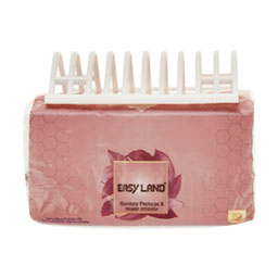 دستمال توالت تا خورده تعداد 75 برگ سه لا ایزی لند