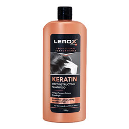 شامپو برای موی کراتینه شکننده و آسیب دیده 550 گرمی لروکس