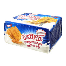 بیسکویت پتی جو شیری 130 گرمی جمانه