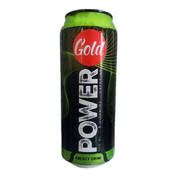 نوشابه انرژی زا 500 میلی لیتری پاورگلد