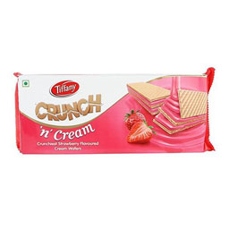 ویفر توت فرنگی 75 گرمی تیفانی