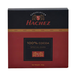 شکلات تلخ 100 درصد 90 گرمی هاچز