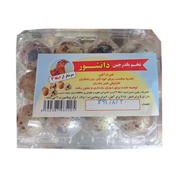 تخم بلدرچین 12 عددی دانشور