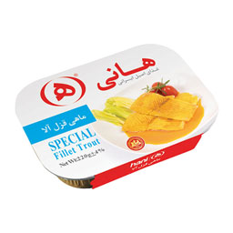 فیله ماهی قزل آلا 180 گرمی هانی